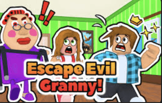 Escape Evil Granny! is a thrilling obby/obstacle course game where players navigate deadly maze traps, dodge pursuing Granny, and battle giant Granny with apple cannons.