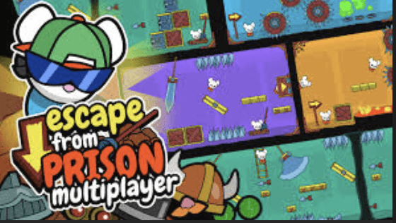 Escape From Prison Multiplayer is a thrilling multiplayer platformer where you play as customizable mice navigating prison rooms, dodging traps, and racing against time to escape.